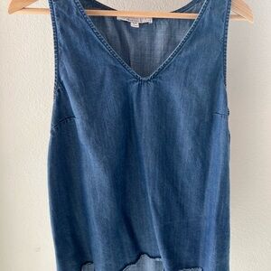Denim Sleeveless Top